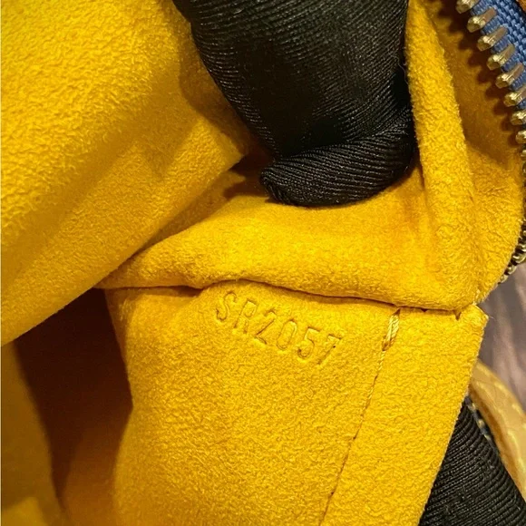 GENTLY USED - VINTAGE* LOUIS VUITTON MONOGRAM DENIM BUM BAG - Picture 6 of 10